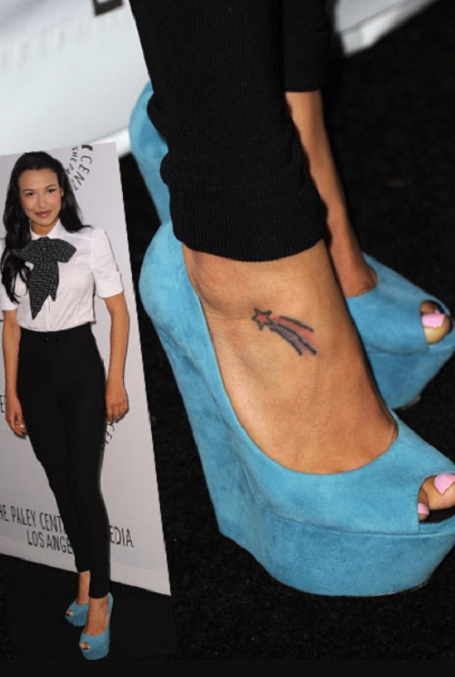 Naya Rivera Shooting Star Tattoo